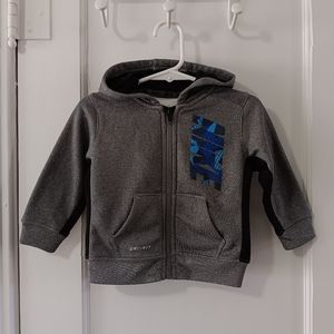 NIKE Dri Fit Full Zip Hoodie Infants Size 12 Months